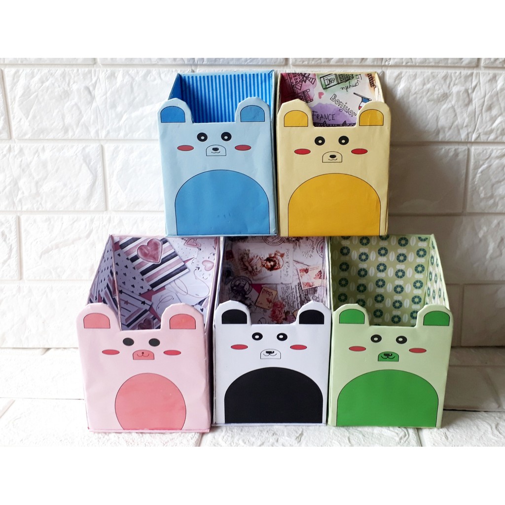 Cute Storage box Ulang tahun Anak / hampers kids birthday party / wedding decoration / souvenir gift