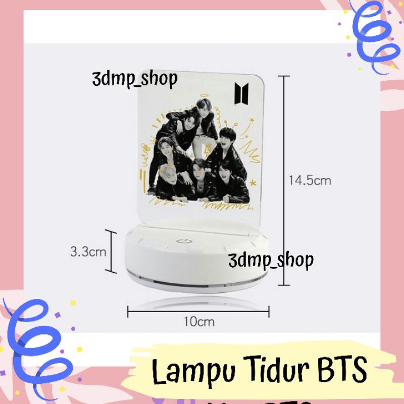 Lampu tidur BT21