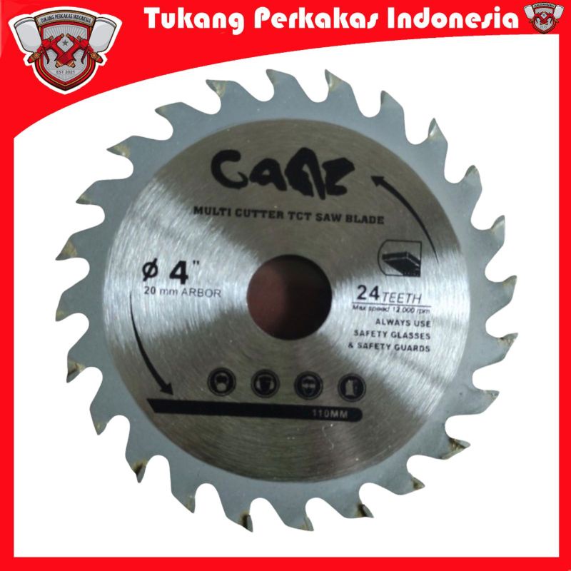 Mata Gergaji Potong Kayu 4 inch 24T saw blade