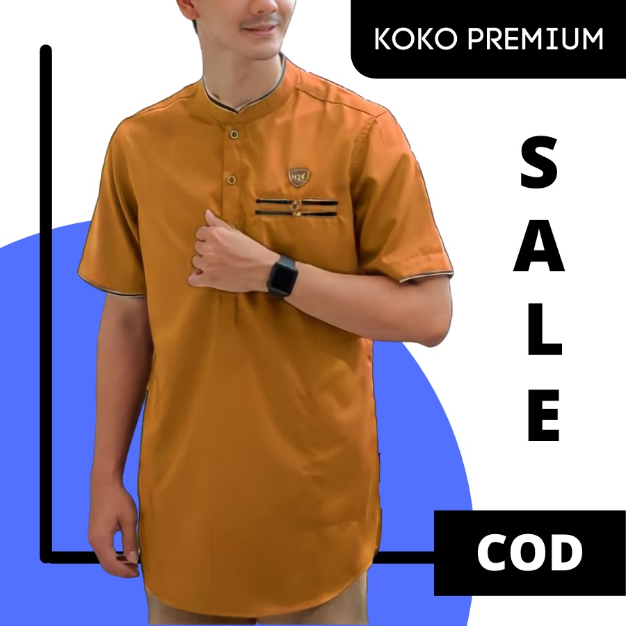 Baju Koko Dewasa Lengan Pendek Baju Koko Pria Dewasa Lengan Pendek Terbaru Size M L XL XXL