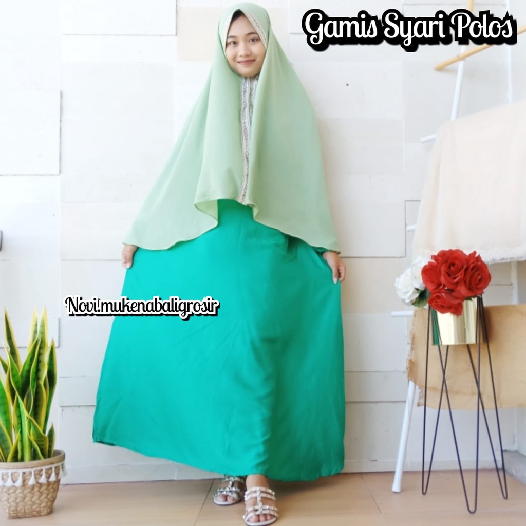 GAMIS SYARI POLOS