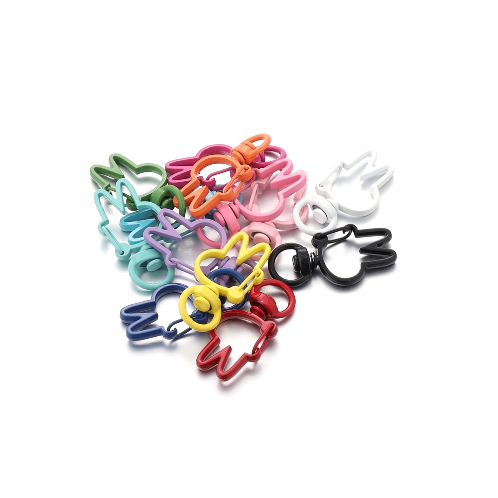 Cute mini style charm keychain for diy Keychain backpack buckle（10pcs/pack）