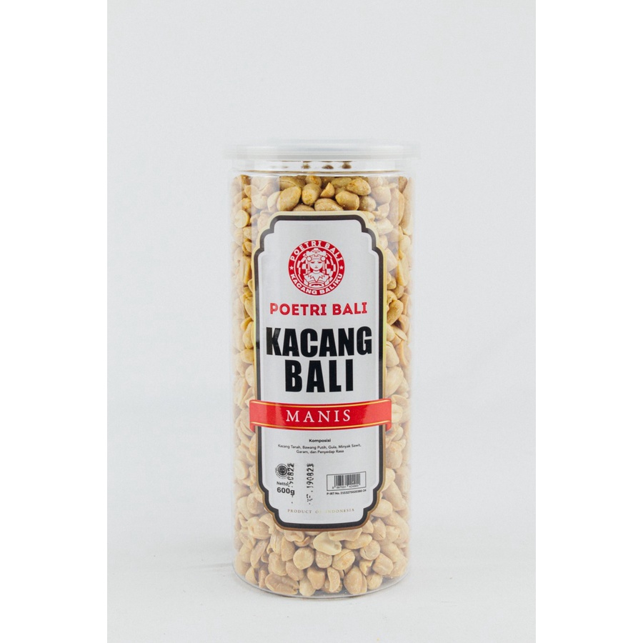 

Kacang Manis Poetri Bali Toples 600 gram