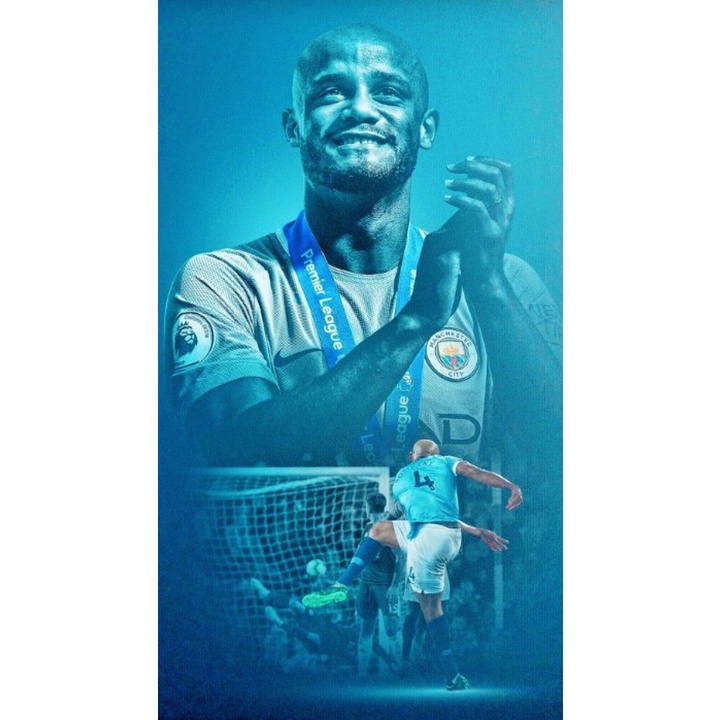 POSTER HIASAN DINDING VINCENT KOMPANY POSTER DINDING AESTHETIC FOOTBALL