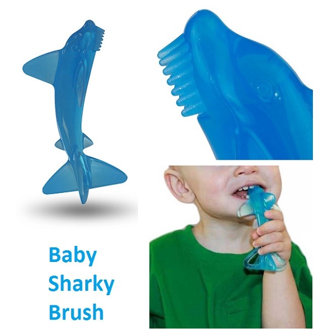 Sharky Baby Banana Teething Tooth Brush