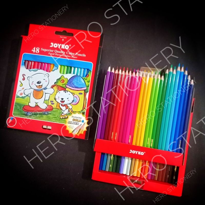 

Joyko pensil warna 48 warna CP-48PB
