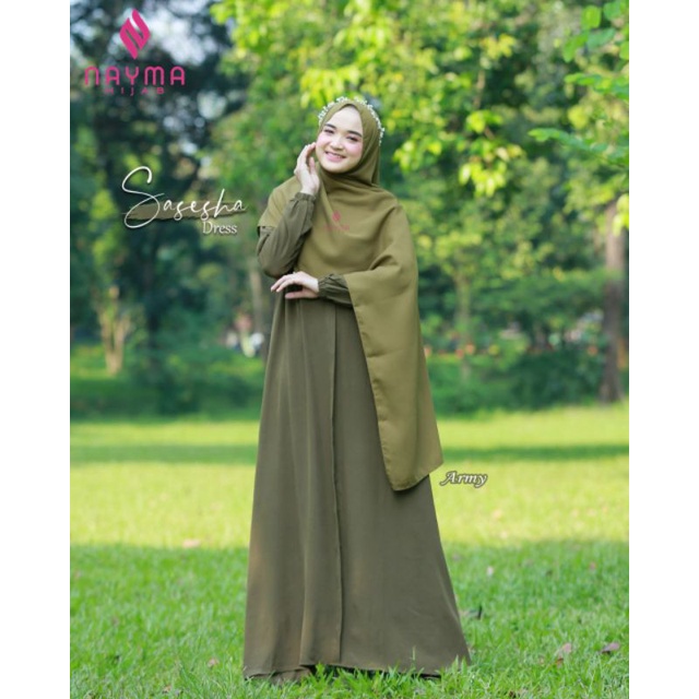 sasesha dress by nayma hijab gamis polos