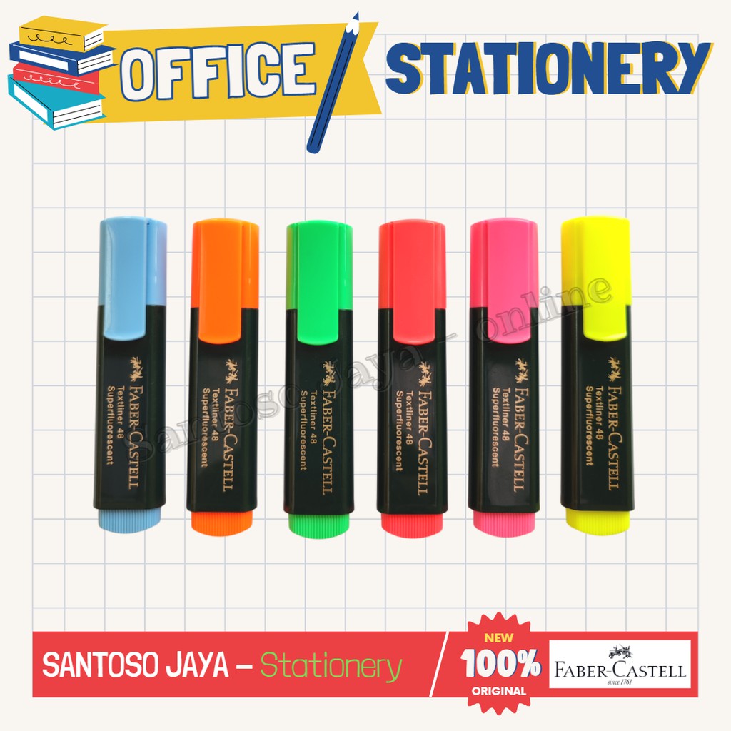 

Textliner FABER CASTELL 48 - Highlighter Pen 1548