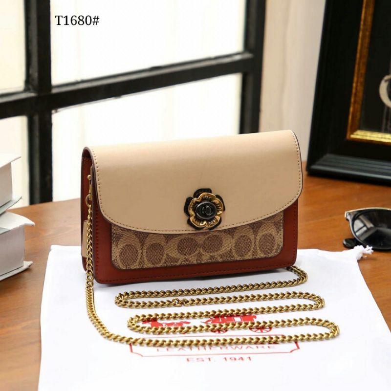 TAS IMPORT PREMIUM WANITA COACH PARKER KULIT