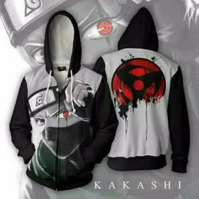 Jaket Naruto Kakashi 3D full print