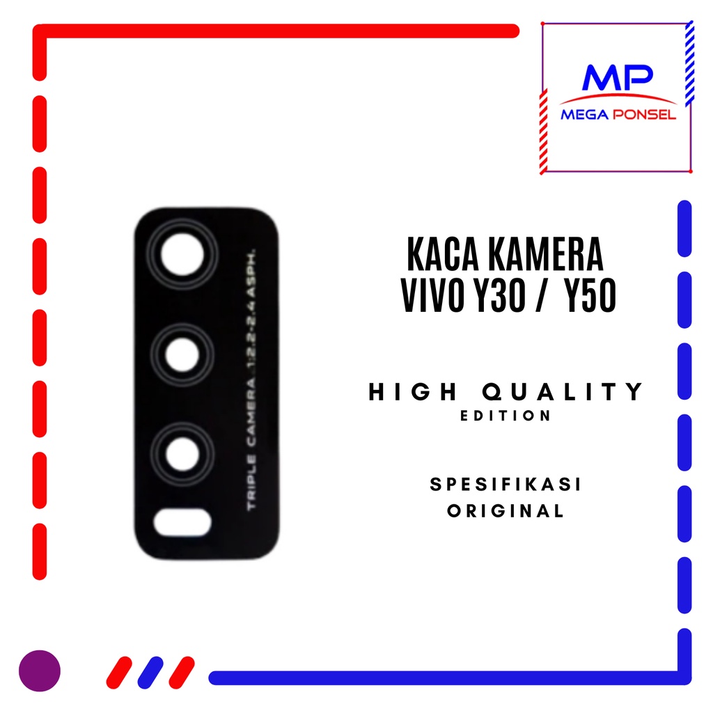 Kaca Kamera Belakang Vivo Y30 / Kaca Kamera Belakang Vivo Y50