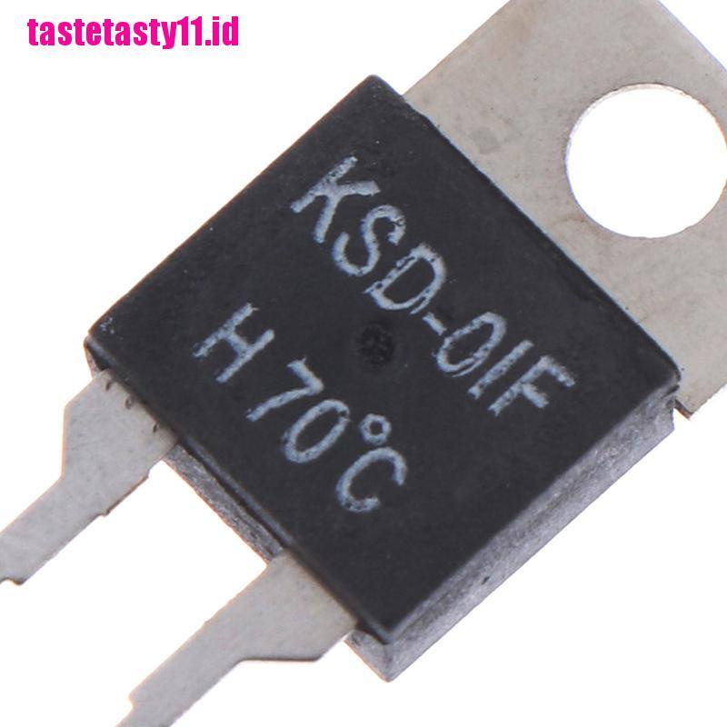 【TTID】2Pcs  Normally Open Thermal Switch Temperature Sensor Thermostat KSD-01F