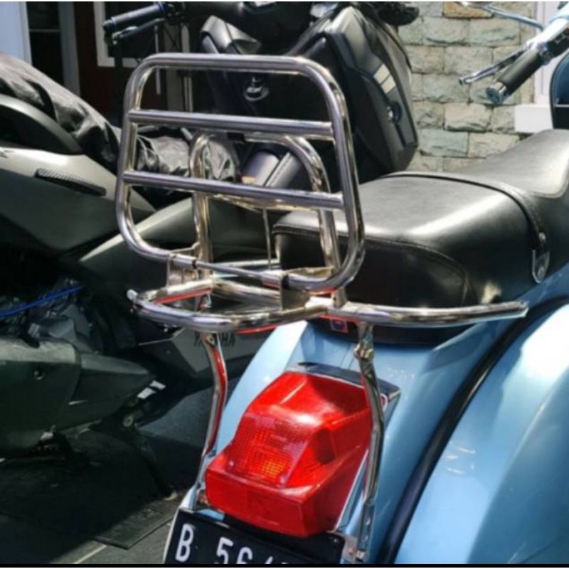 back rack Vespa clasik/PX new PX Excel  super dll