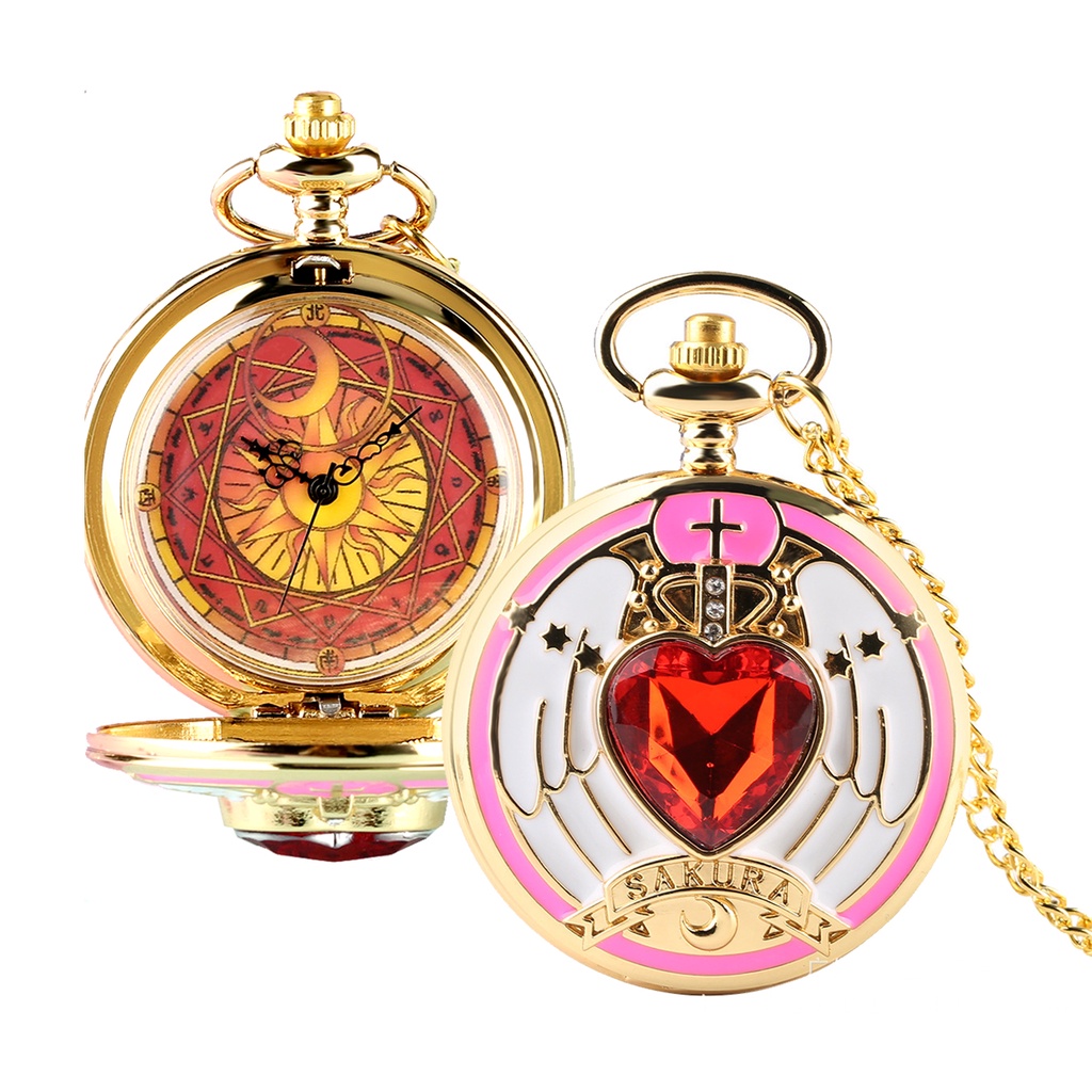 CLPW cardcaptor sakura pocket watch jam saku magical girl mahou shoujo