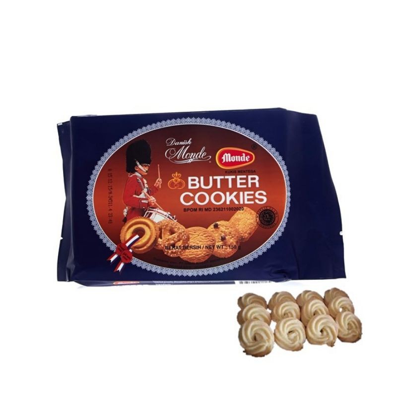 

Monde Butter Cookies 150 gr AYES TOSERBA