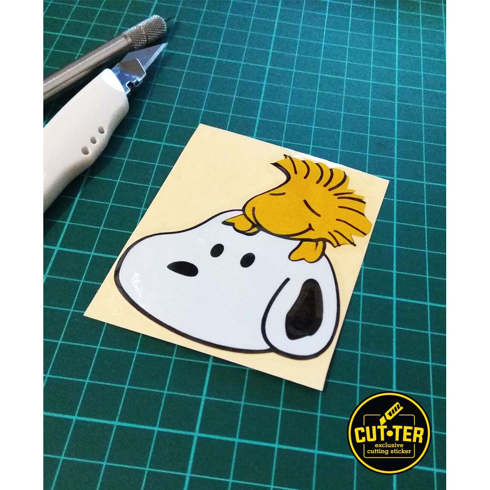 

cutting sticker SNOOPY & BIRD