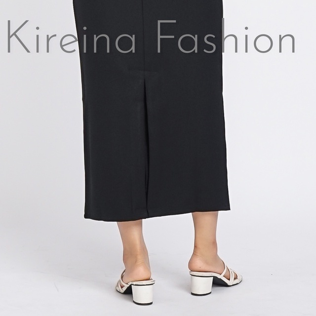 Rok Span Wanita Rempel Rok Kerja Wanita Skirt Polos Bahan Semi Wol | Kireina Fashion