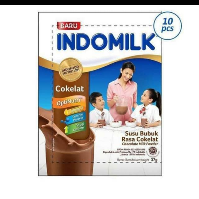 

INDOMILK SUSU BUBUK RENCENG COKLAT 27 GRAM (10 SACHET)