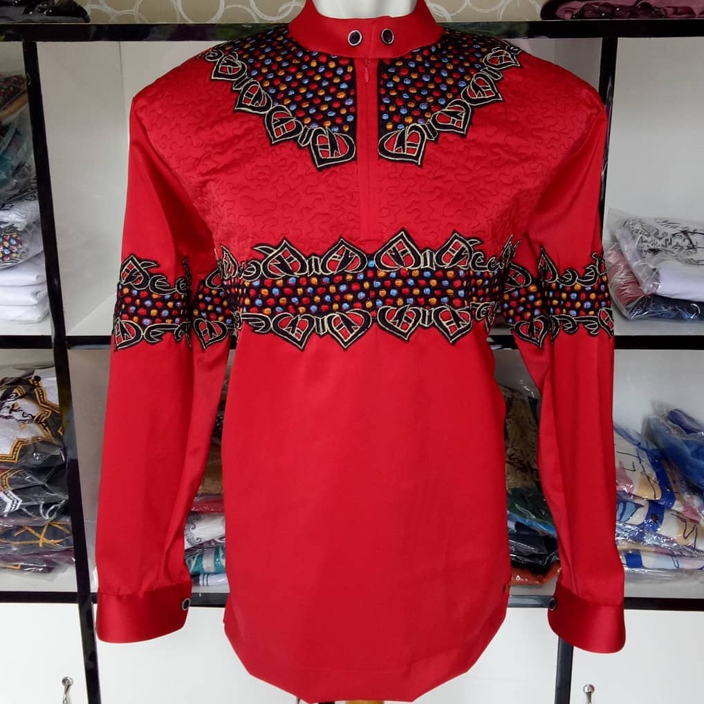 djiharkah fashion - New Koko Batik bordir Pria Model Tawon