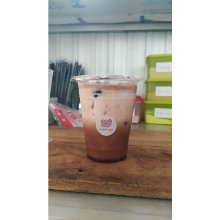 

bubuk minuman rasa choco silverqueen 14oz 35g + gula
