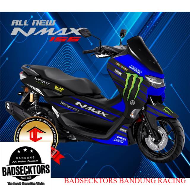 Decal Sticker Full Body Yamaha NMAX Mister biru keren