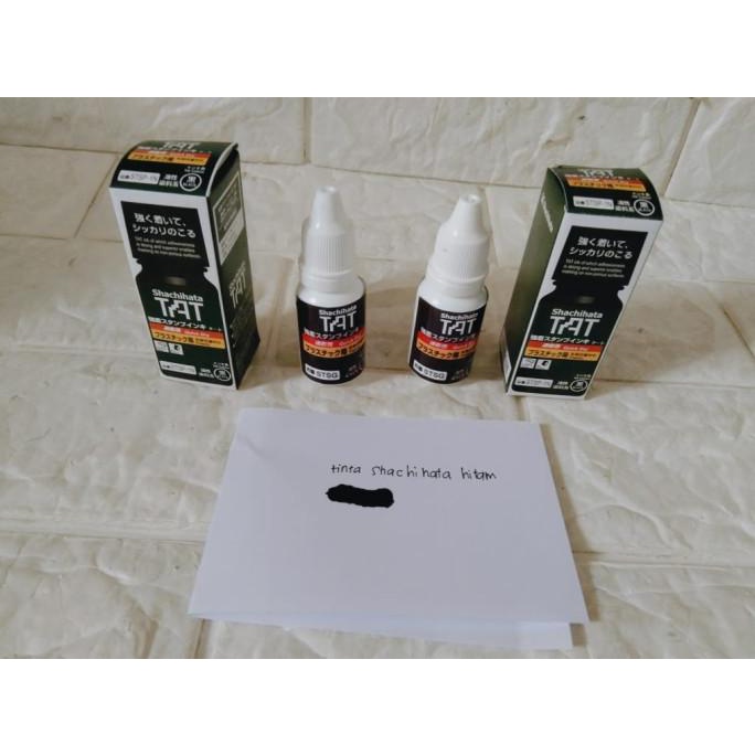 

>>>>>] tinta shachihata STSP-1N Hitam 15 ml tinta untuk karet dan plastik