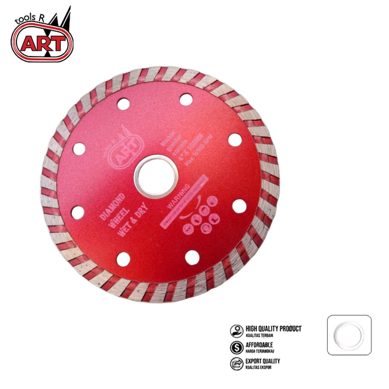 ART Mata Potong Keramik Basah Kering DRY WET 150 mm 4 inch / Diamond Wheel 4&quot; Saw Blade Dry and wet Mata Pisau Potong Keramik Granit Marmer