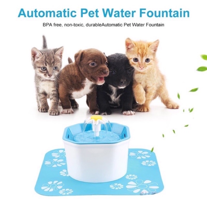 DISPENSER AIR MANCUR KUCING  ANJING WATERFALL Tempat minum kucing anjing PET DRINKING FOUNTAIN CAT