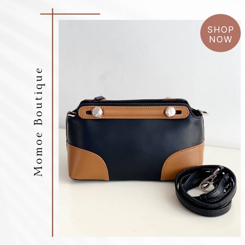 P453 Tas Selempang Wanita Pedro Bowling Crossbody Bag