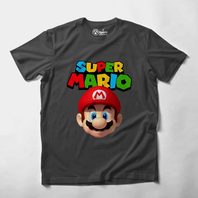 Kaos Atasan Anak Laki Laki Kids T Shirt Super Mario