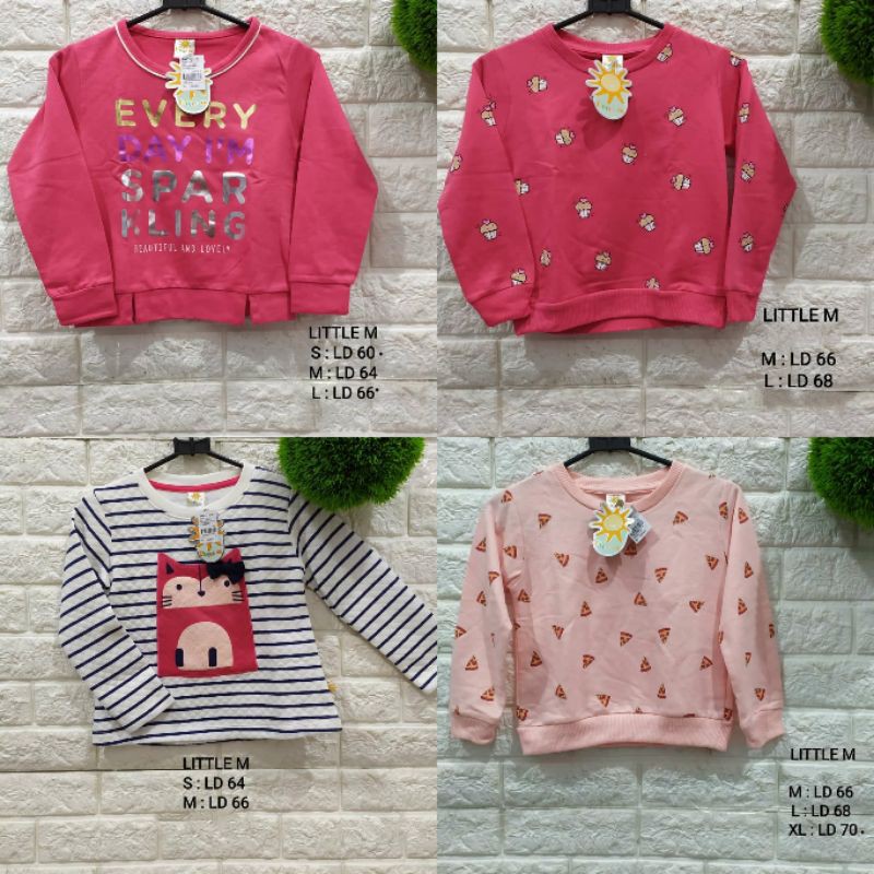 SWEATER ANAK PEREMPUAN LITTLE M MURAH