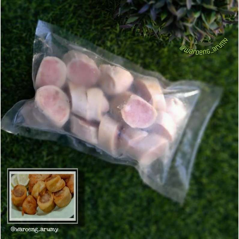 

chicken egg roll jumbo potong