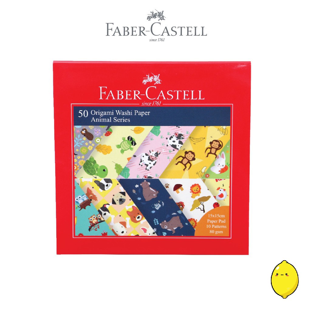 

Faber Origami Washi Paper 15 x 15 Animal Series/ Kertas Lipat Motif Hewan