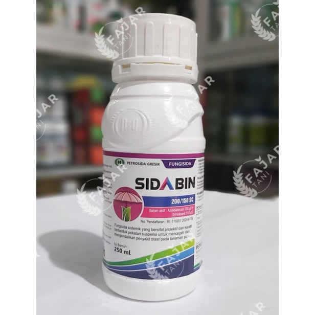 fungisida SIDABIN 200-150 EC 250ml pengendali blast tanaman padi
