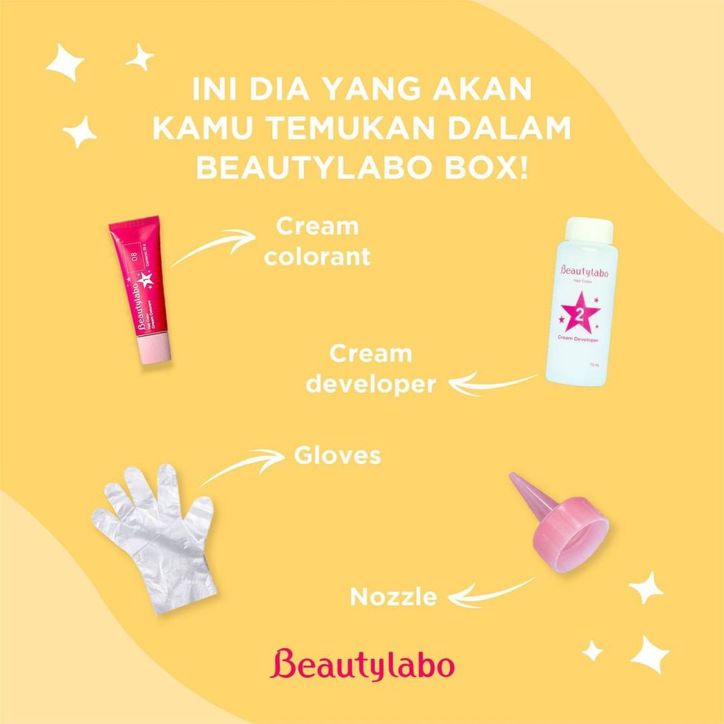 Beautylabo Hair Color / BEAUTY LABO CAT RAMBUT/ SEMIR RAMBUT