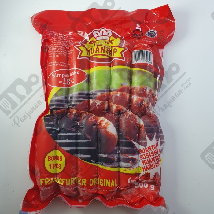 

Sosis Bakar Sapi Muantap / Mantap Original Mini 500 Gram isi 11