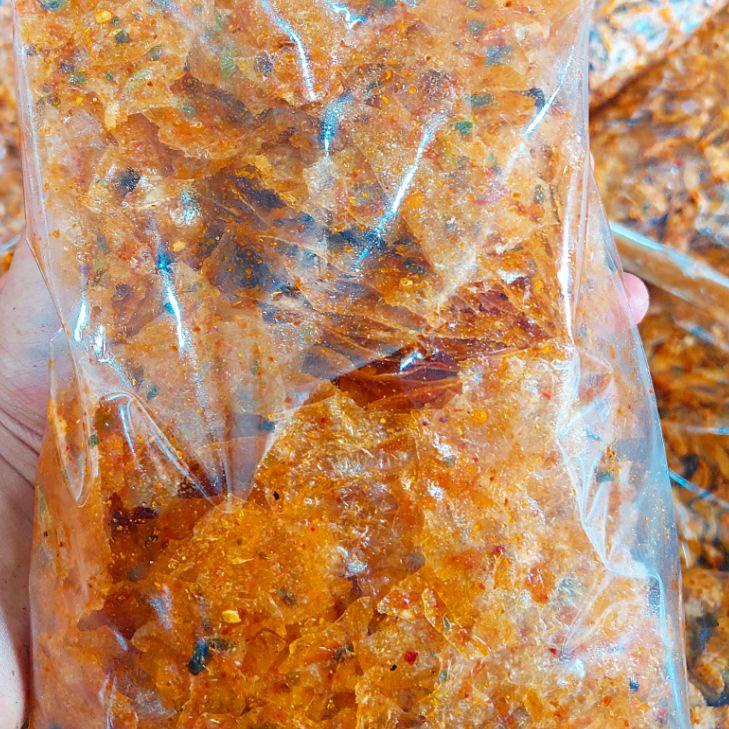 

❤[Layak Dibeli!!!]❤KERIPIK KACA 1 KG PEDAS DAUN JERUK / KRIPCA REMPAH NGABRET