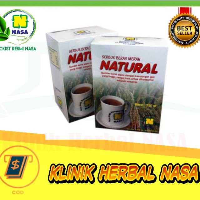 

Serbuk beras merah natural nusantara original