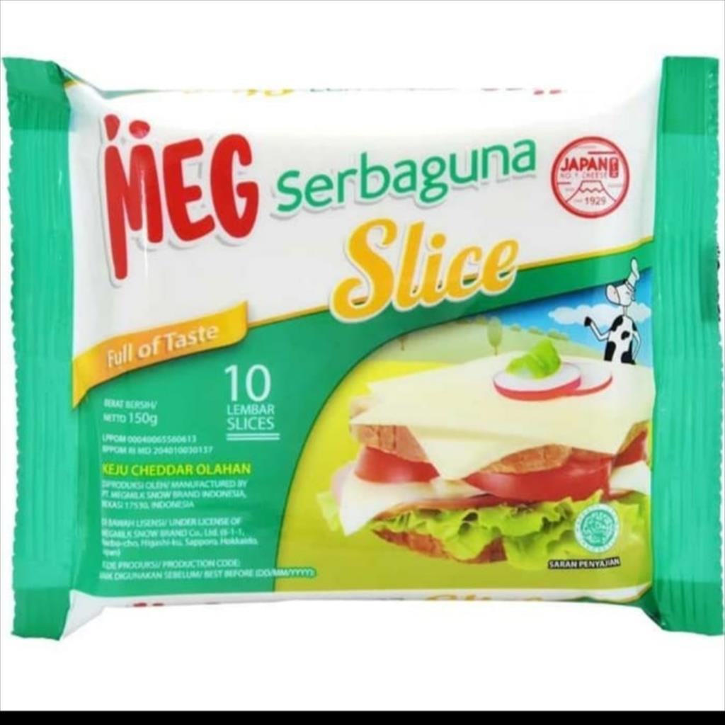 

Meg Serbaguna Slice 150 Gram isi 10
