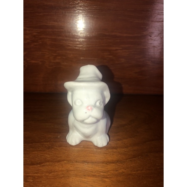 pajangan patung porselen anjing/patung dekorasi keramik porselen