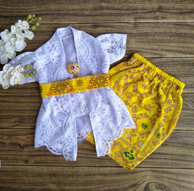 0-2 tahun free bandana SET KEBAYA FURING+KAMEN OBI ANAK