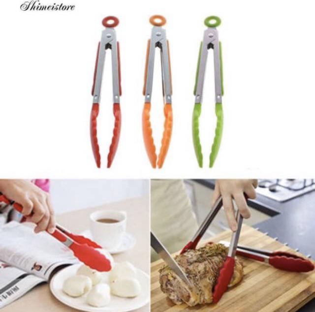 Capit Makanan Jepitan Makanan Food Tongs Kombinasi Warna