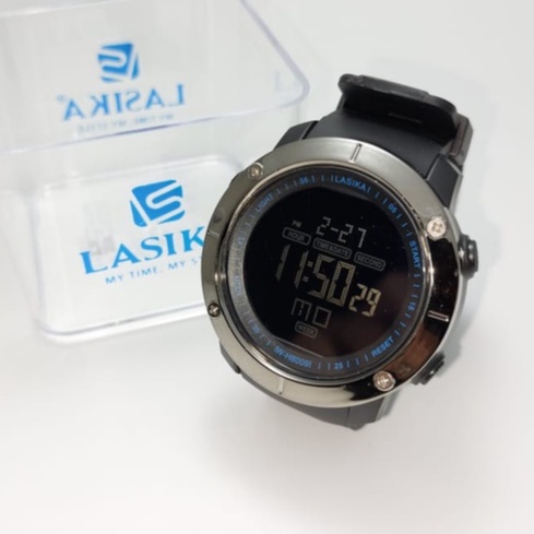 Jam Tangan Digital Sporty Jumbo Pria Lasika 8009 Water Resist Gratis Box