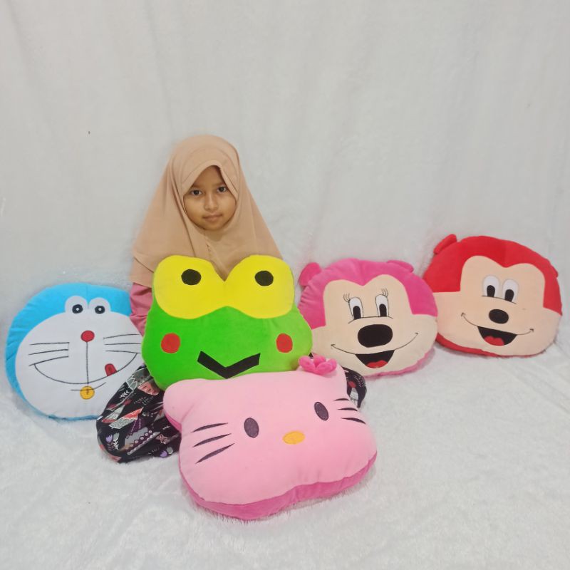 BANTAL kepala VELBOA 40CM karakter murah boneka