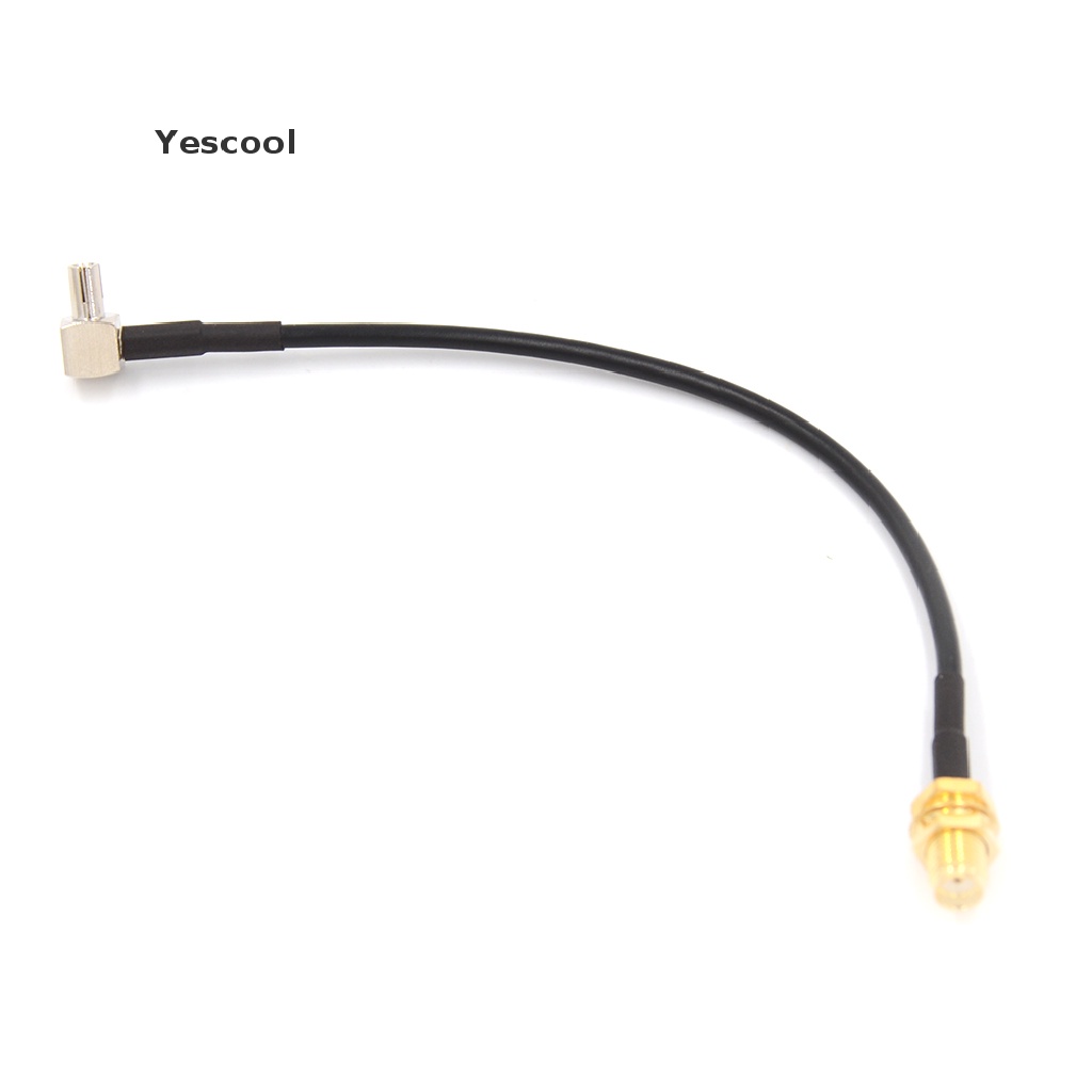 Yescool TS9 Kabel Antena Coaxial Pigtail Siku Kanan Dengan Jack SMA Female