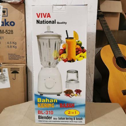 cod blender charger juice cup BLENDER NATIONAL VIVA BL 310 JAR KACA ORIGINAL BERGARANSI Hand Blender