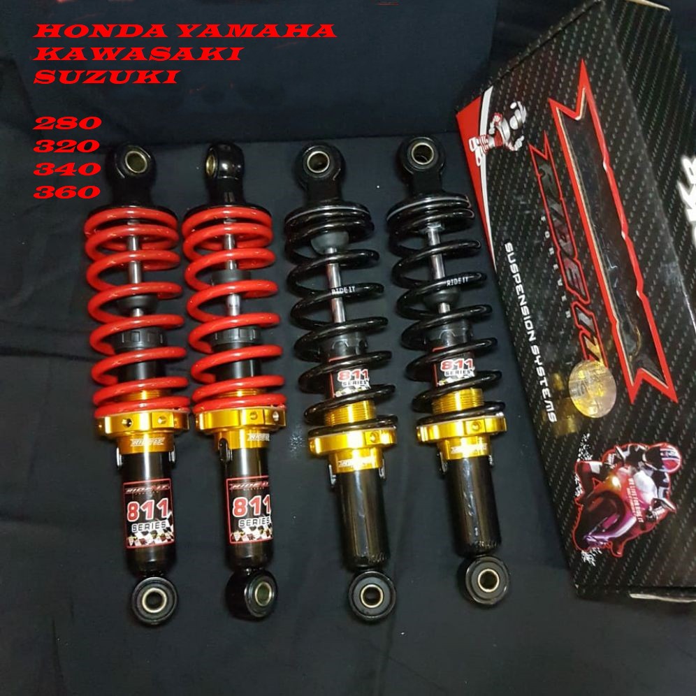 shockbreaker belakang 280 320 340 360 SHOCKBREAKER MOTOR BEBEK BATANGAN RIDE IT