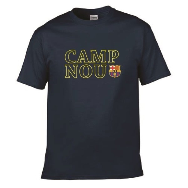 Kaos Tshirt Baju Combed 30S Distro Barca Barcelona Camp Nou