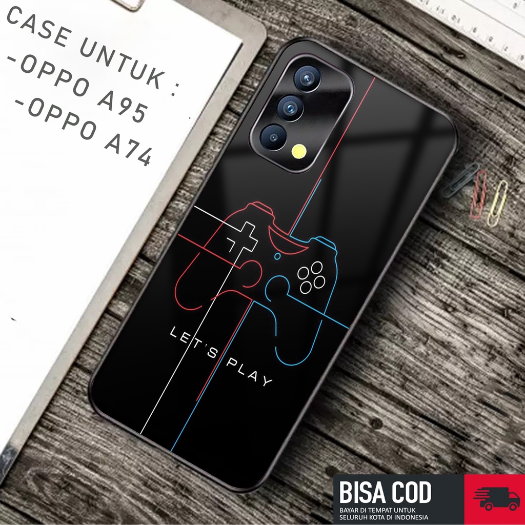 Case OPPO A95 4G/A74 4G  - Casing  OPPO A95 4G/A74 4G [ GAMERS ] Silikon OPPO A95 4G/A74 4G  - Case 