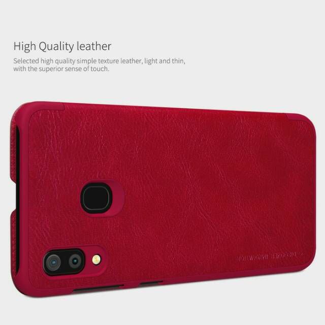 SAMSUNG GALAXY A20/A30 NILLKIN QIN LEATHER CASE ORIGINAL